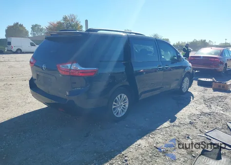 2017 Toyota Sienna Xle 8 Passenger из США, поврежденный, VIN 5TDYZ3DC7HS867161